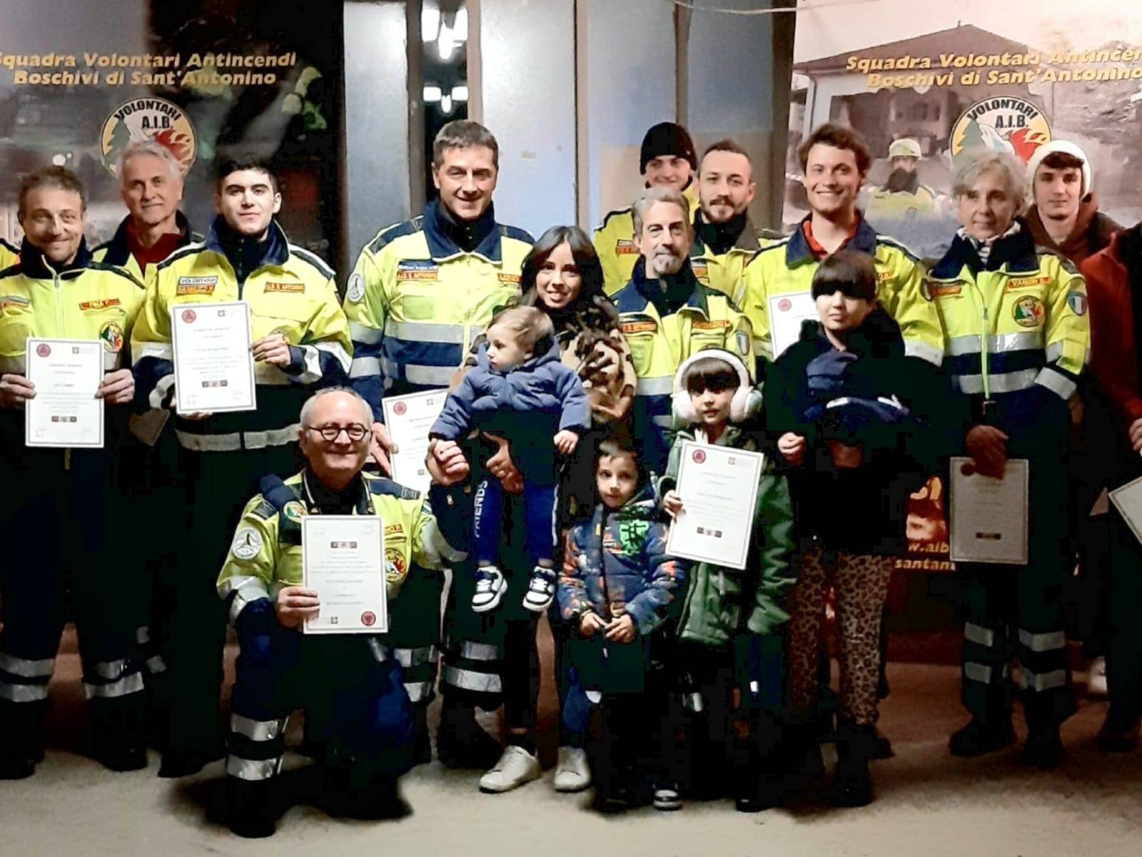Emergenza COVID – Cerimonia di consegna degli attestati di benemerenza per i volontari AIB di Sant’Antonino