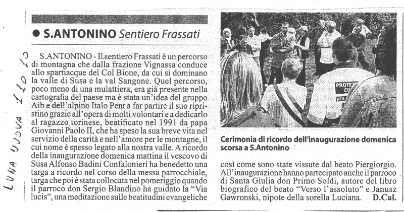 sentiero frassati