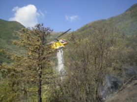 incendio boschivo