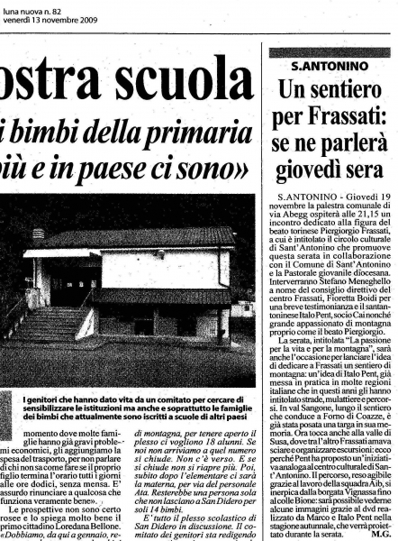 articolo sentiero frassati