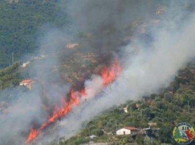incendio boschivo