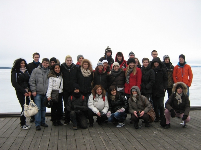 Rattvik gruppo studenti